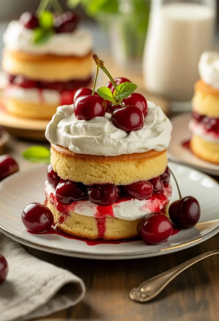 Fresh Cherry Shortcake