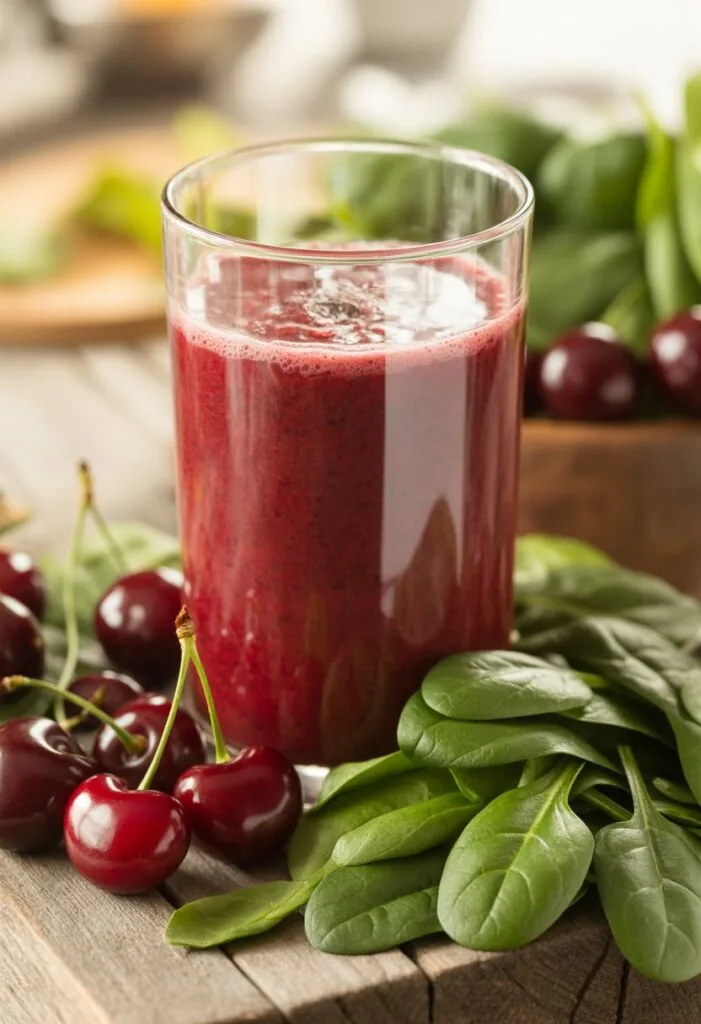 Cherry and Spinach Smoothie